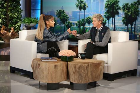 Ariana Grande The Ellen Degeneres Show September 2016 Celebmafia