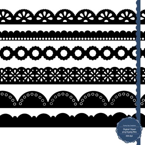 Simple Lace Border Clipart Clip Art Library
