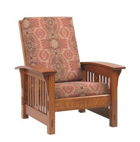 Because your furniture should be as strong as the family who uses it. Morris Mission Lounge Chair from DutchCrafters Amish Furniture