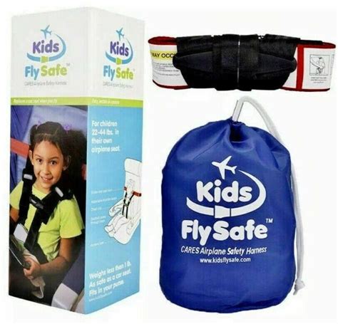 Cares Kids Fly Safe Airplane Aviation Safety Harness 22 44lbs Brand