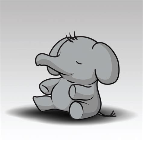 Cute Baby Elephant Cartoon Elephant Baby Animals Png And Vector With