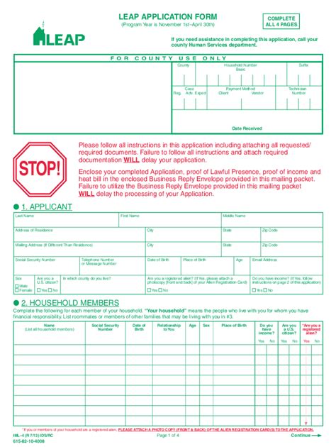 Leap Application 2020 2022 Fill And Sign Printable Template Online