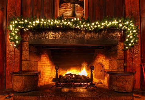 48 Christmas Live Fireplace Wallpaper On Wallpapersafari