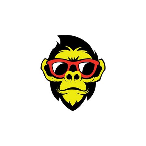 Premium Vector Awesome Cool Monkey Logo
