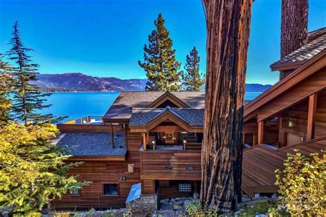 Beautiful Lake Tahoe Lakefront Home Nevada Luxury Homes Mansions For Sale Luxury Portfolio