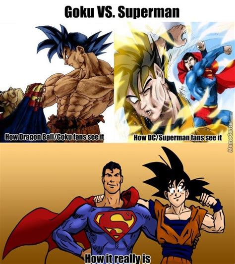 20 Epic Superman Vs Goku Memes That Will Divide The Fans