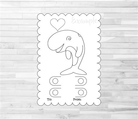 SVG Coloring Card svg Valentine Crayon Card Template | Etsy | Card svg
