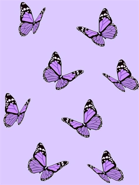 Aesthetic Purple Butterfly Em 2022 Imagem De Fundo Para Iphone