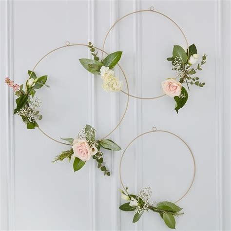 Gold Floral Wedding Hoops Backdrop The Wedding Of My Dreams
