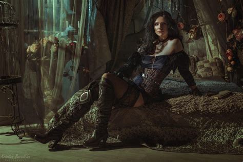 The Witchers Yennefer Embodies Spellbinding Forces In This Striking
