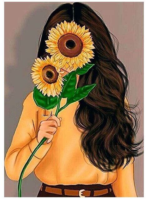 Sunflower 🌻 Girl Sunflower Girl Drawing Sunflowergirldrawing In