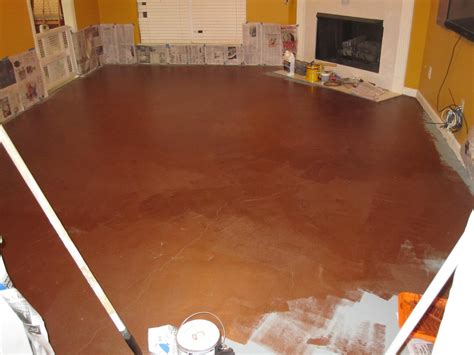 Are they cold?are they loud? Raising Royalty: Painted Concrete Floors are beautiful!