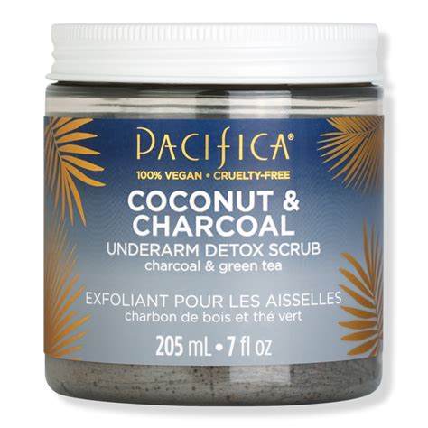 Coconut And Charcoal Underarm Detox Scrub Pacifica Ulta Beauty