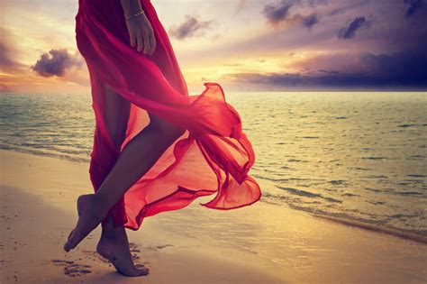 Wallpaper Sunlight Women Outdoors Sunset Sea Nature Sand Legs