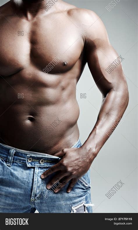 Shirtless Muscular Image Photo Free Trial Bigstock
