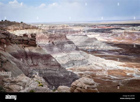 Painted Desert Petrified Forest National Park Arizona Stock Photo Alamy