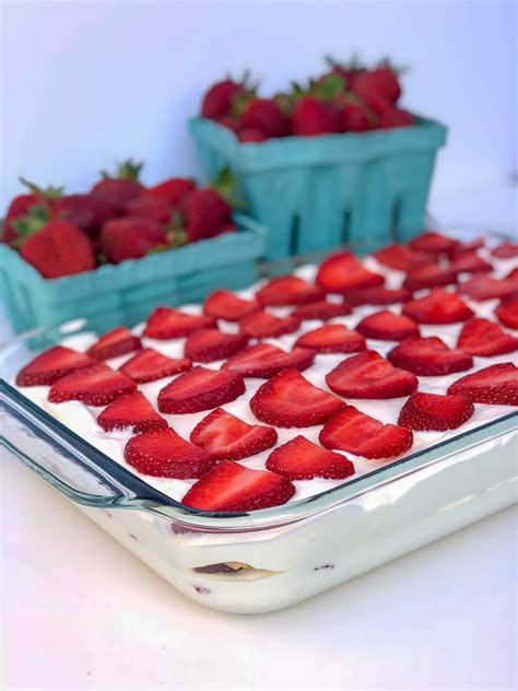 the perfect summer dessert no bake strawberry icebox cake poppy grace
