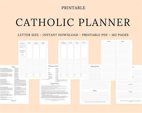 Liturgical calendar 2017 printable from printable catholic calendar , by:theresakey.net free monthly calendar pdf with catholic liturgical from thanks for visiting our website, articleabove (lovely printable catholic calendar) published by at. 2019 -2020 Catholic Planner: Catholic Liturgical Calendar / Homeschool Planner / Daily, Weekly ...