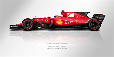 2018 Scuderia Ferrari F1 Concept Liveries On Behance