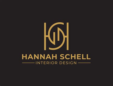 Logo Design For A New Interior Company I Use Hs Initial To Making This