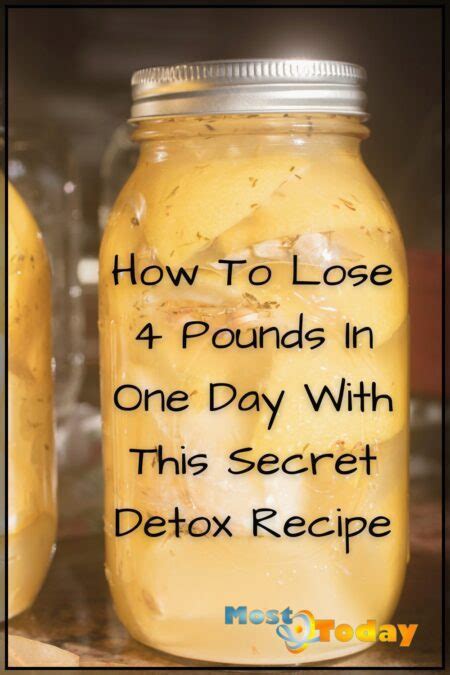 How To Weight Loss In 1 Day With This Powerful Detox Recipe Most Today