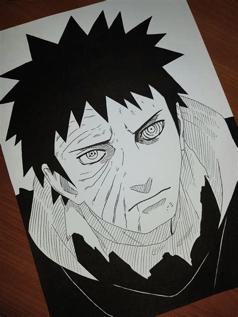 An Old Obito Drawing I Found Rnaruto