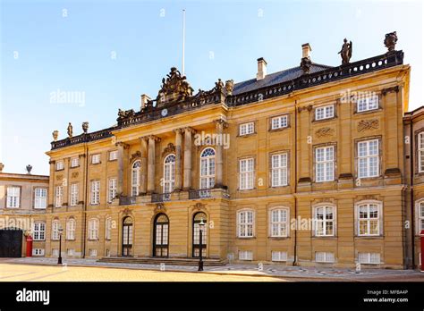 King Frederik Viii Palace Amalienborg Copenhagen Denmark Stock Photo