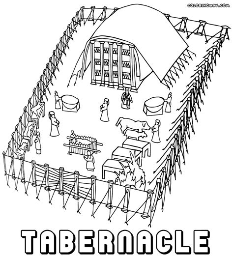 Free Coloring Page Tabernacle