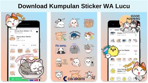 50 Kumpulan Sticker Wa Lucu Terbaru Wajib Download