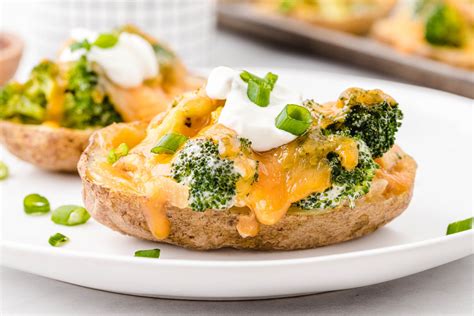 Broccoli And Cheddar Potato Skins The Best Blog Recipes