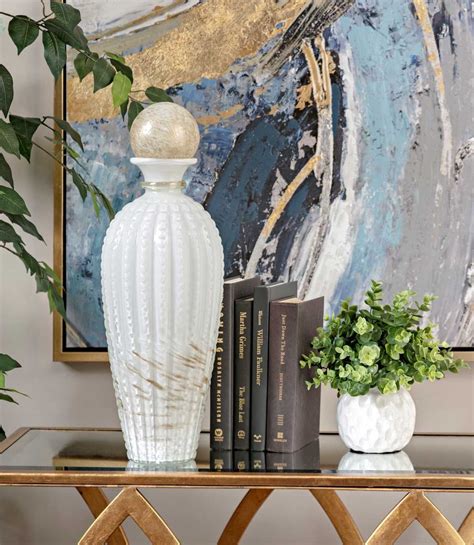 Display The Brima Art Glass Bottle On Side Tables Consoles Or Shelves