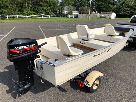 Starcraft Aluminum 14 Deep V With 20hp Mercury And Trailer Southeast