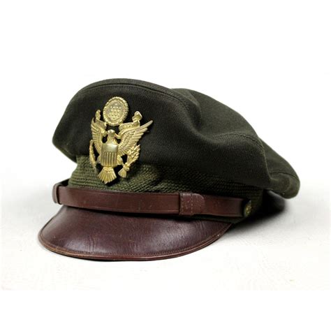 44th Collectors Avenue Usaaf Officers Od Crusher Cap Bancroft Flighter