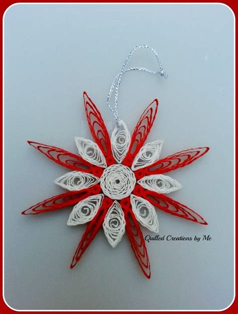Quilled Snowflake Made By Quilled Creations By Me Quilling Patterns