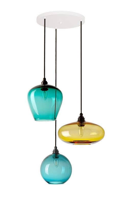 cluster pendant lighting hand blown glass pendant lights etsy lustre en verre soufflé