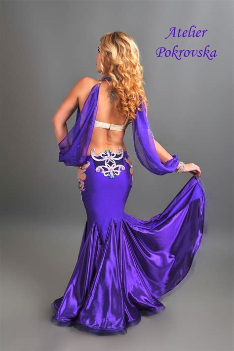 Purple Dream Professional Belly Dance Costume From Atelier Pokrovska
