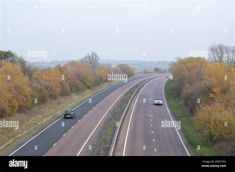 A Quiet A120 In Near Braintree In Essex During The First Week Of A