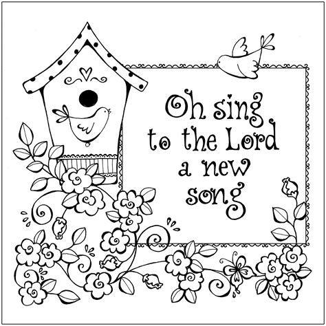 Christian Free Copy Coloring Pages Printables