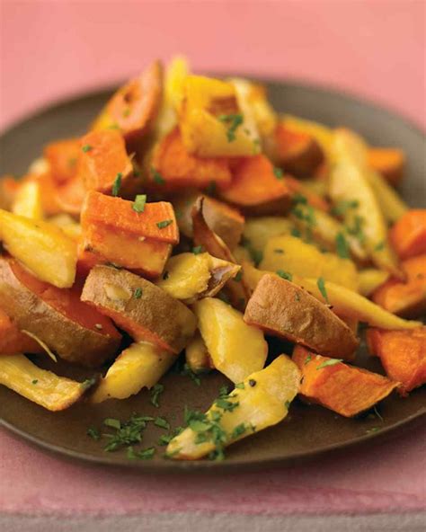 Maple Glazed Parsnips And Sweet Potatoes Recipe Recipe Parsnip