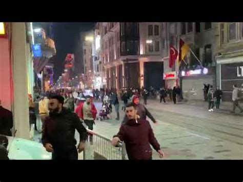 Taksim istiklal caddesinde bomba paniği YouTube