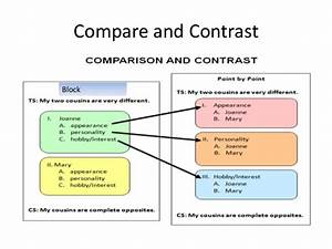 compare and contrast organization
