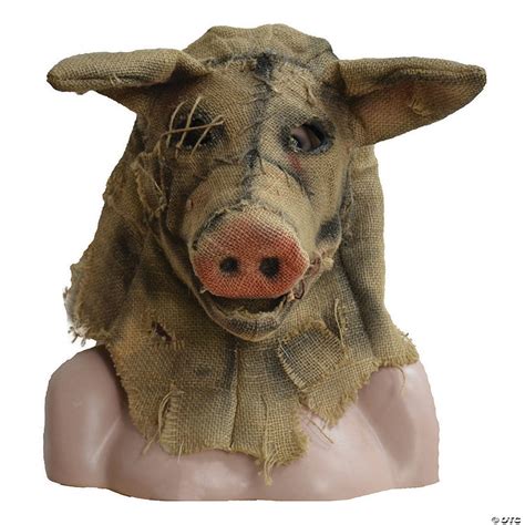 Adult Scarecrow Pig Mask Oriental Trading