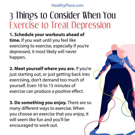 how to exercise to help treat depression healthyplace