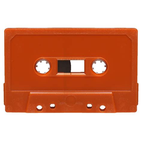 C90 Retro Orange Blank Audio Cassette Tapes Retro Style Media