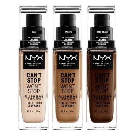Nyx Professional Makeup Cant Stop Wont Stop Full Coverage Foundation