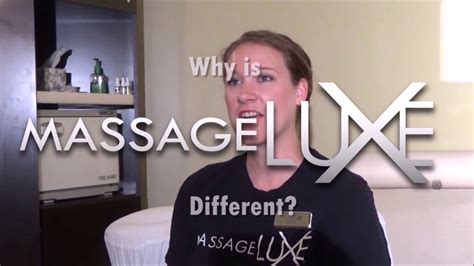 Massage Therapy As A Career By Massageluxe Youtube