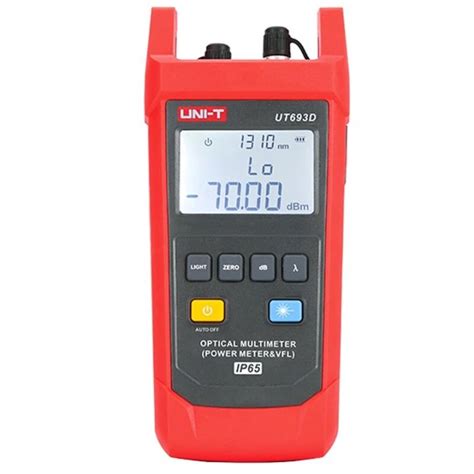 Uni T Fiber Optical Power Meter 70〜10dbm Fiber Optical Cable Tester