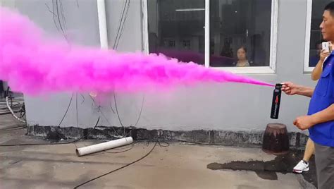 New Gender Reveal Fire Extinguisher Smoke Cannon Colored Cornstarch Spray Gender Reveal Fire