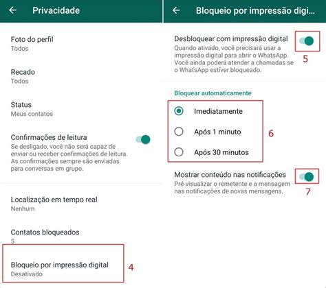 Ative O Bloqueio Do Whatsapp Por Impressão Digital No Android E Ios
