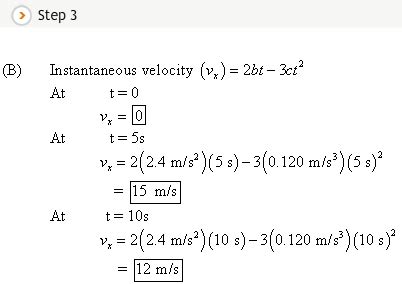 Solved: Where Did The Equation Of Instantaneous Velocity =... | Chegg.com